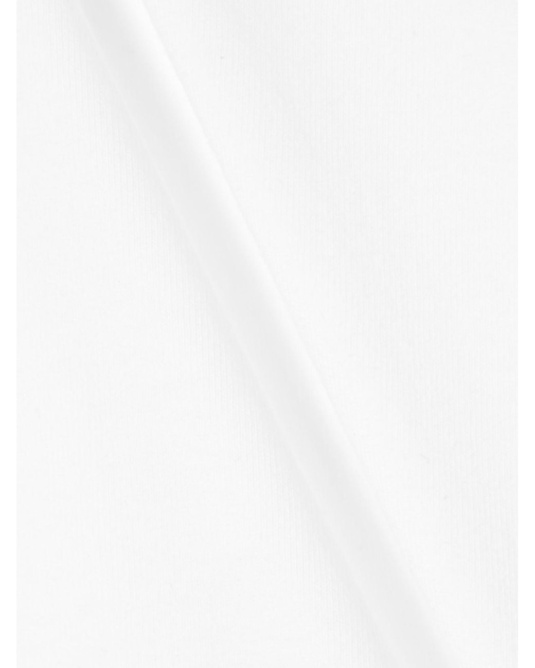 Agolde White Bryce Cotton-Jersey T-Shirt