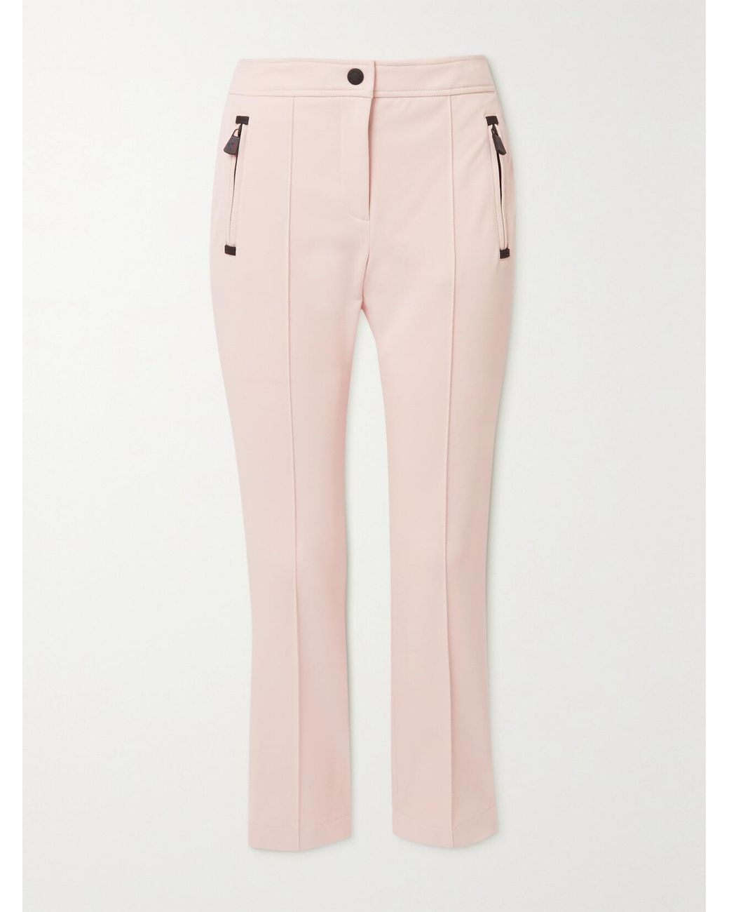 Moncler Pink Sportivo Stretch-Twill Slim-Leg Ski Pants