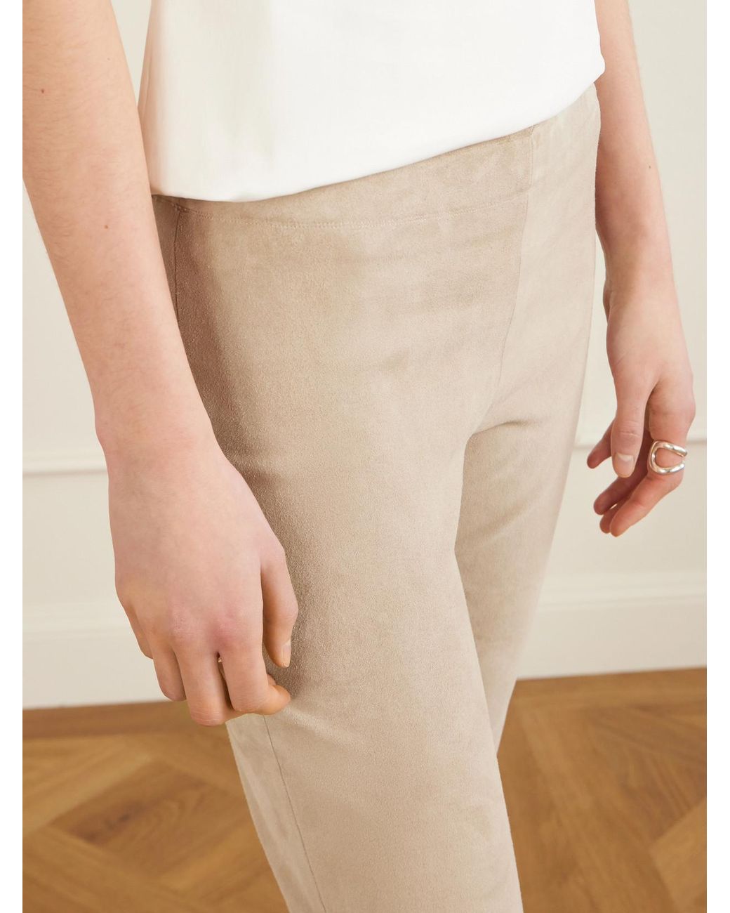 Stouls Natural Jacky Suede Leggings