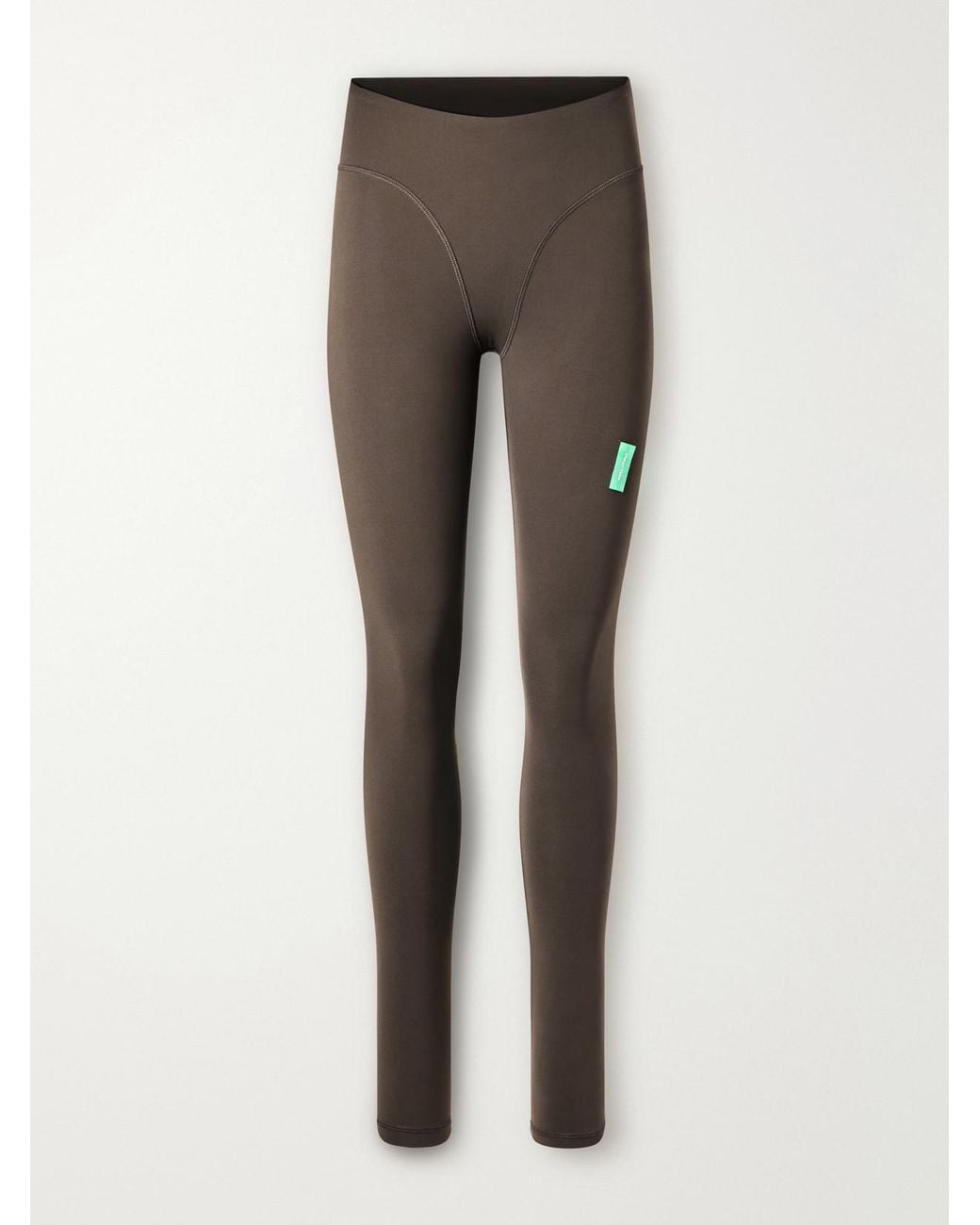 District Vision Gray Logo-Appliquéd Stretch-Jersey Leggings