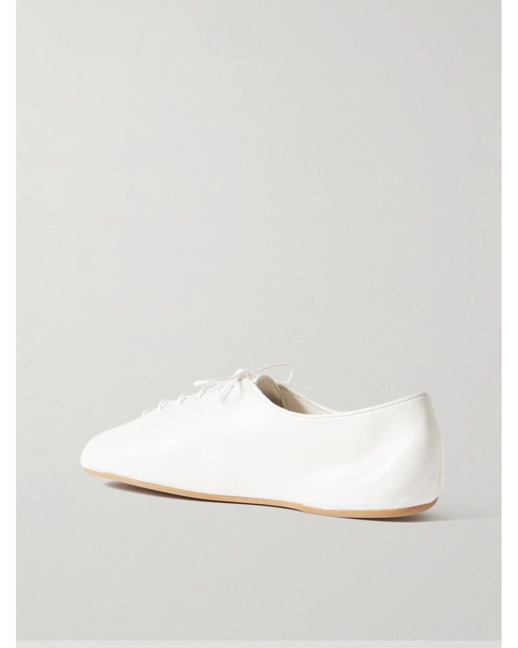Jamie Haller Natural The Jazz Slipper Leather Brogues
