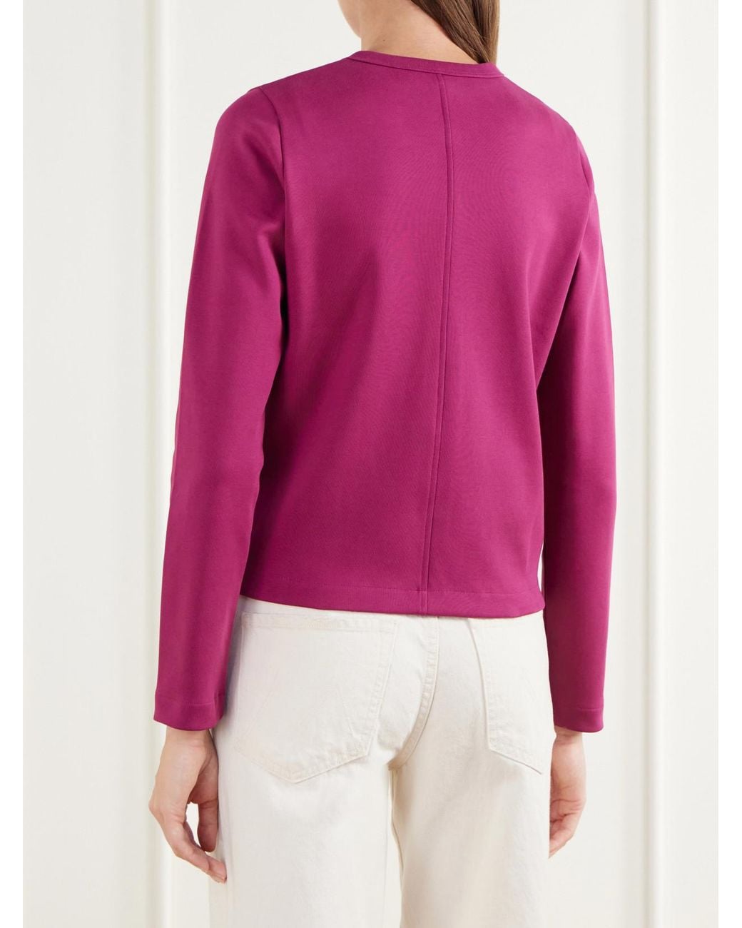 Flore Flore Pink Poppy Organic Cotton-Jersey Cardigan