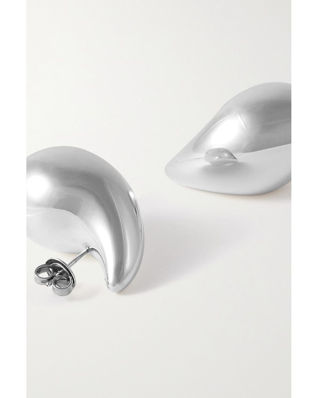 Bottega Veneta White Earrings