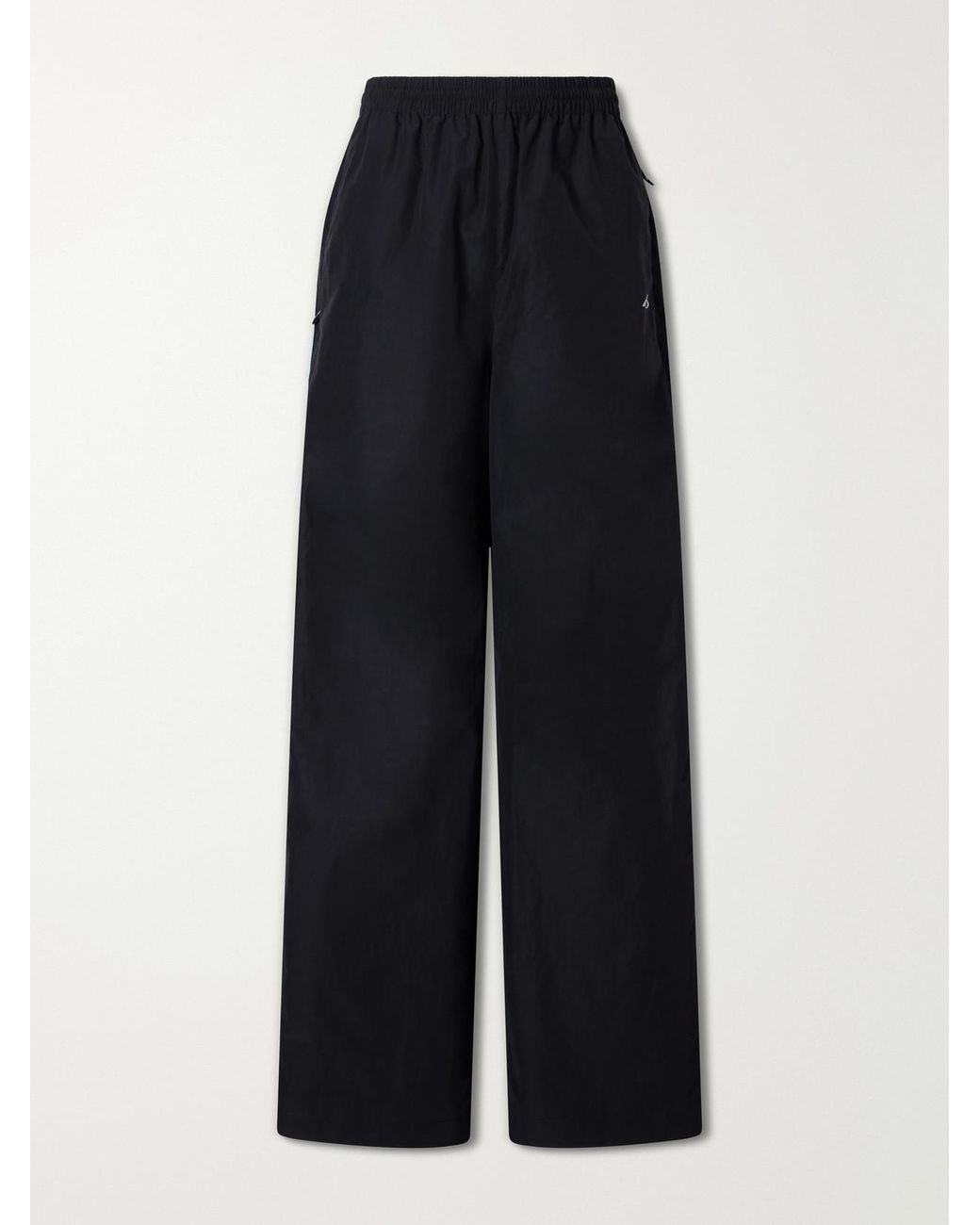 Balenciaga Blue Cotton-Blend Shell Pants