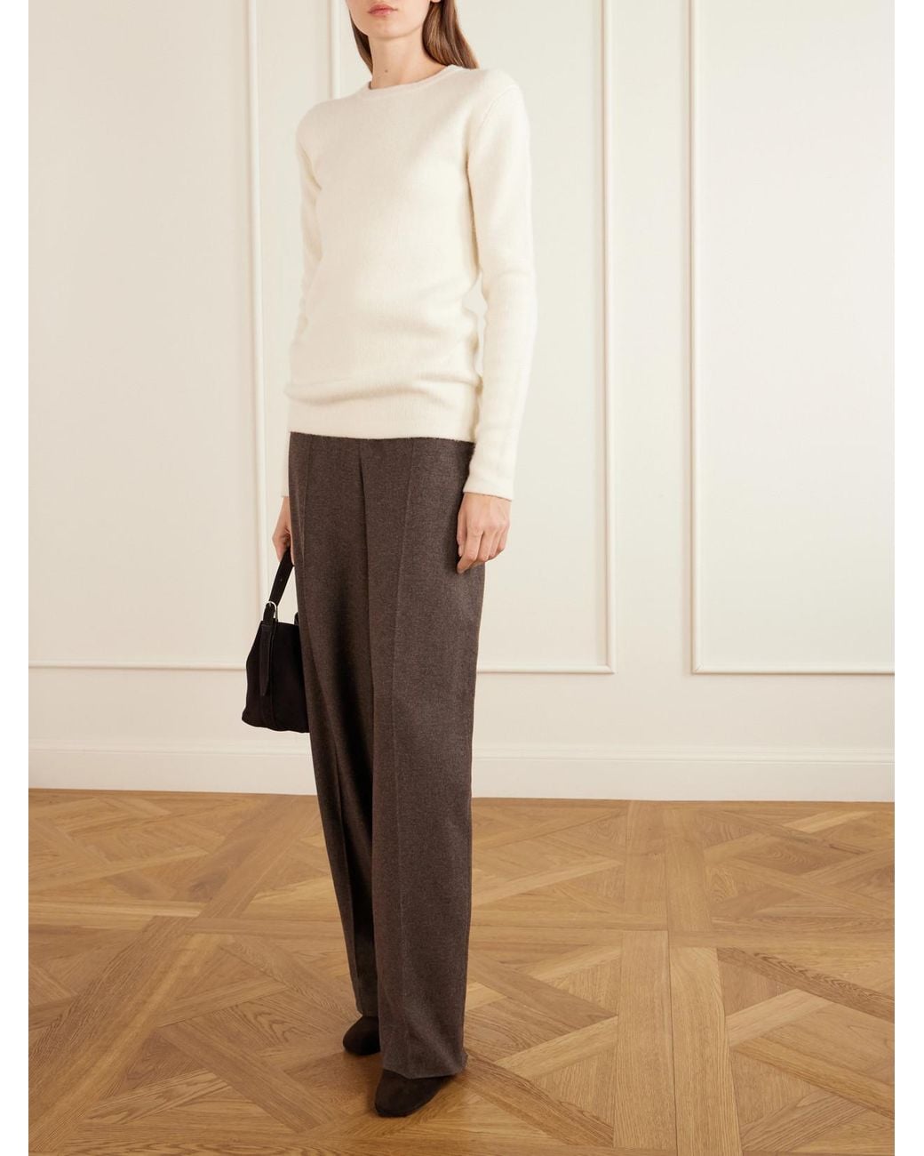 Totême  Natural Silk, Alpaca And Cashmere-Blend Sweater
