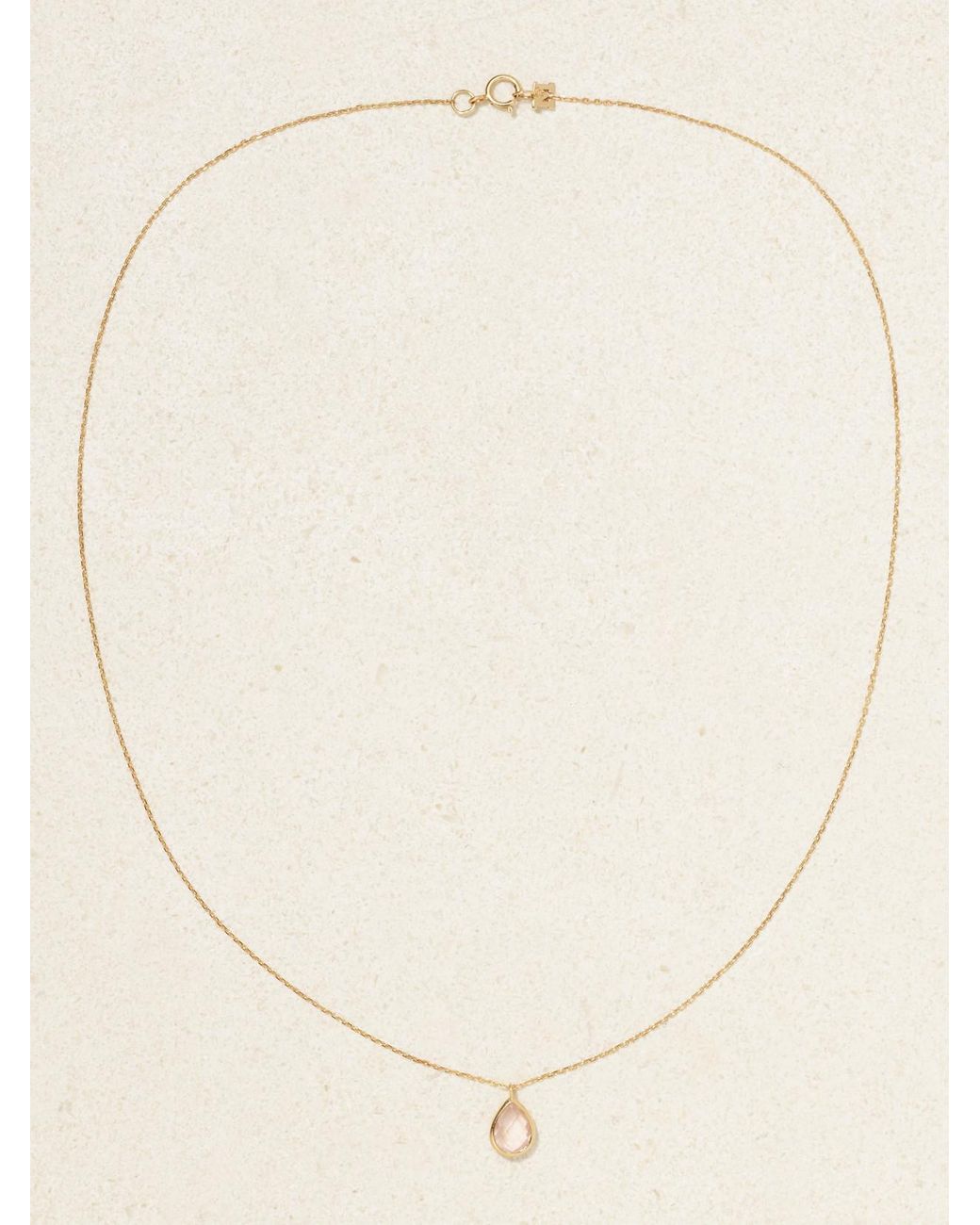 Mateo Natural 14-Karat Topaz Necklace