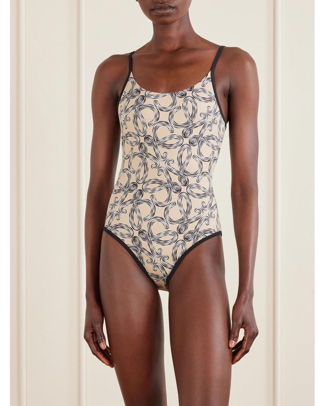 Loewe Natural Paula's Ibiza Printed Swim Suit