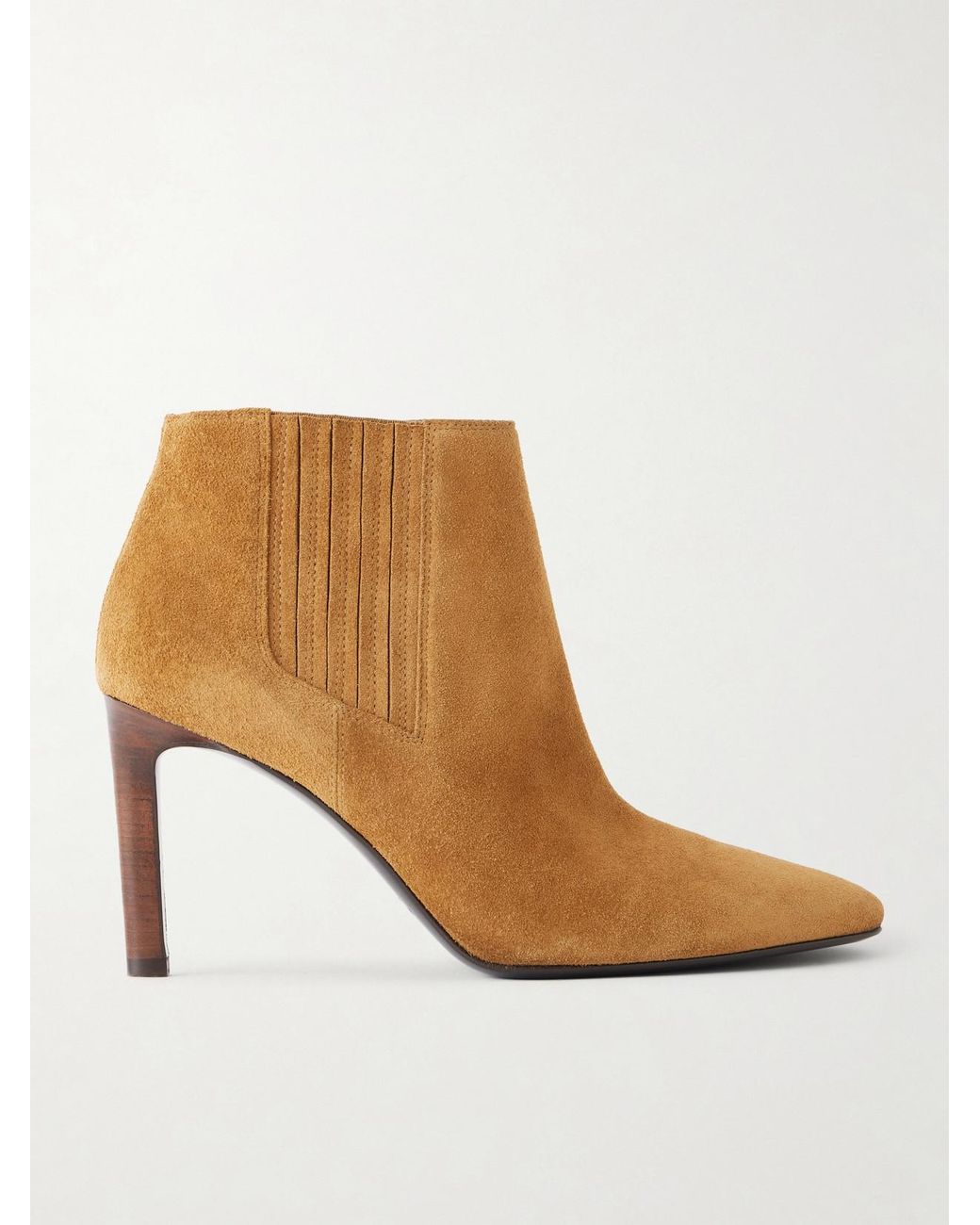 Nili Lotan Brown Lauretta Suede Ankle Boots
