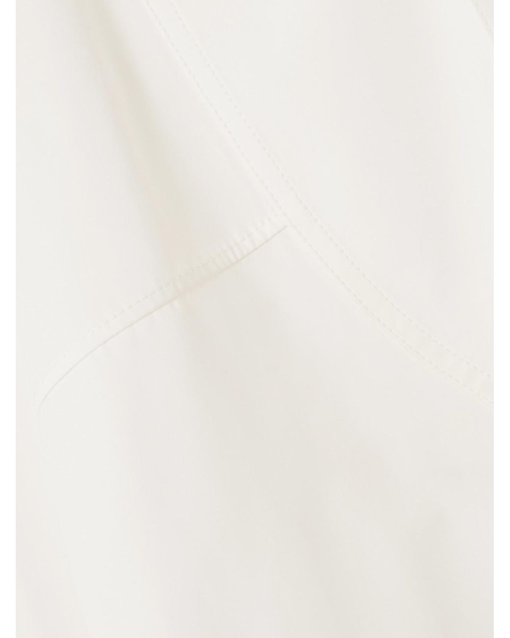 Bottega Veneta Natural Paneled Cotton-Blend Shirt