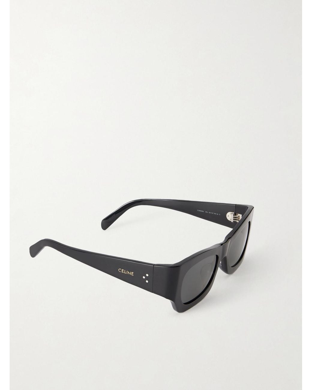 Céline Black Square-Frame Acetate Sunglasses