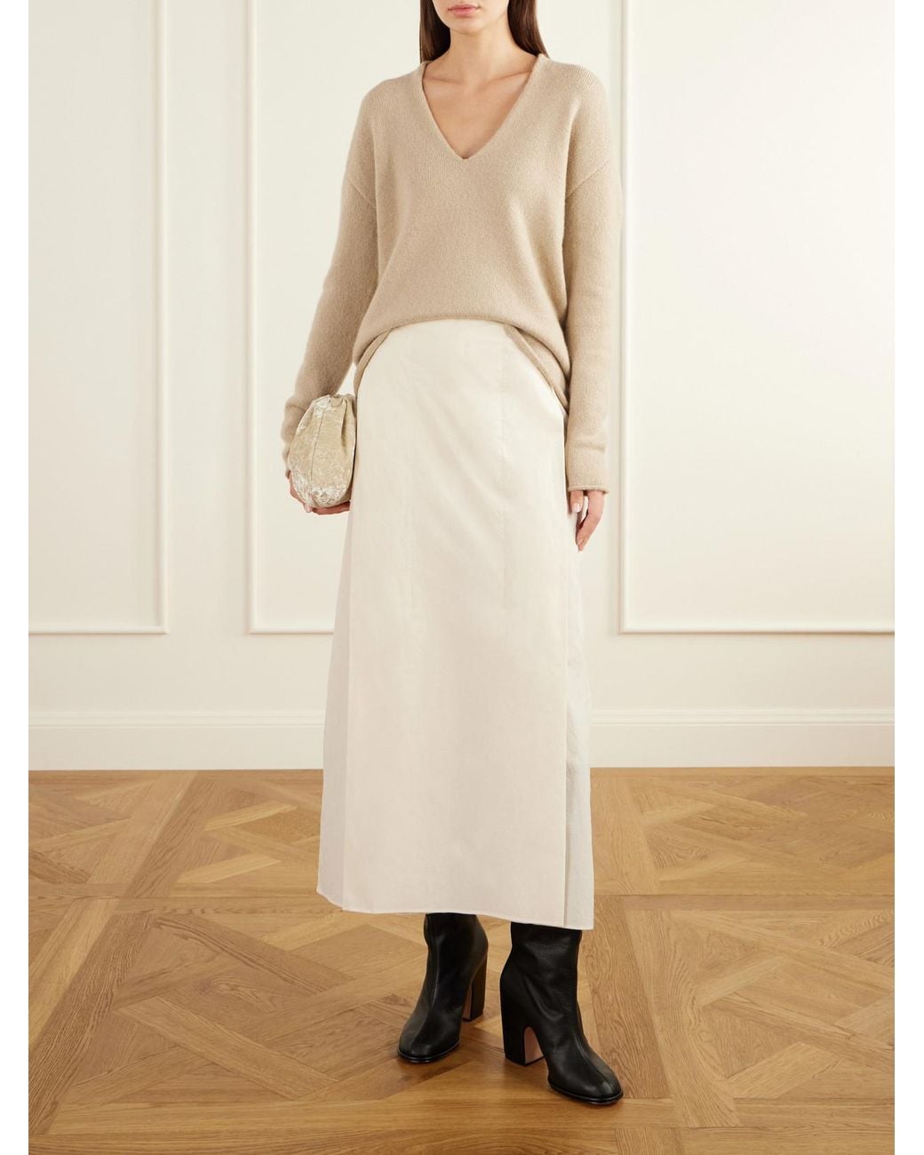 Lauren Manoogian Natural Alpaca And Cashmere-Blend Sweater
