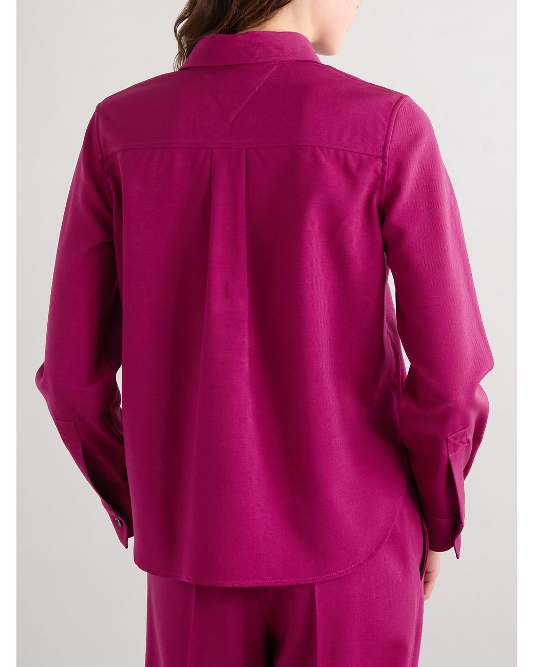 Bottega Veneta Pink Faille Shirt