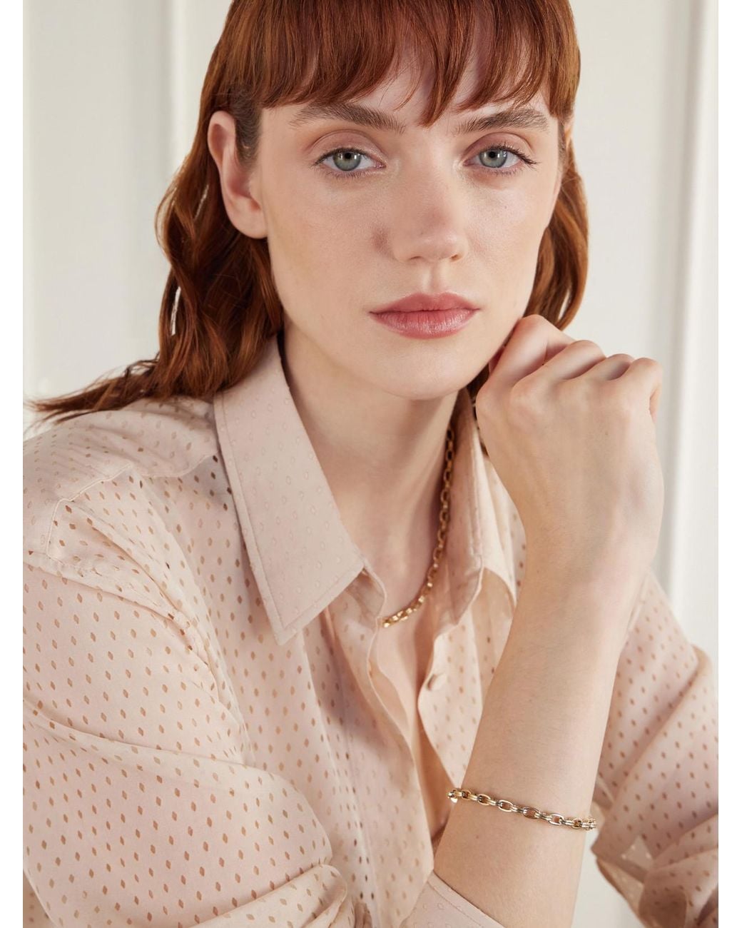 Lucy Delius Natural Siren 14-Karat Diamond Bracelet