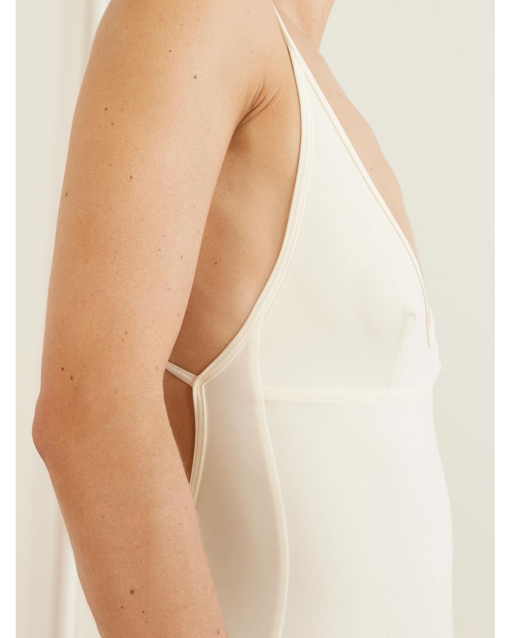 Totême White Scoop One-Piece