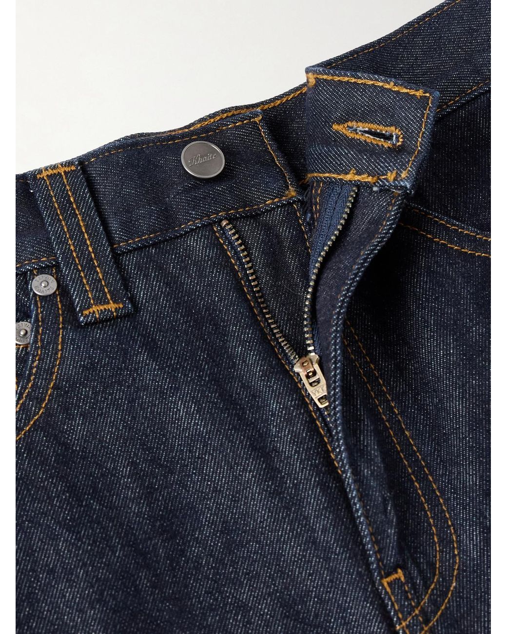 Khaite Blue Bonnie Low-Rise Jeans