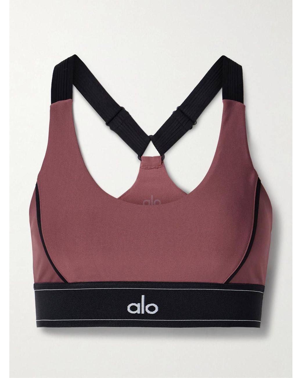 Alo Yoga Suit Up Sport-Bh Aus Airlift-Material in Rot | Lyst DE