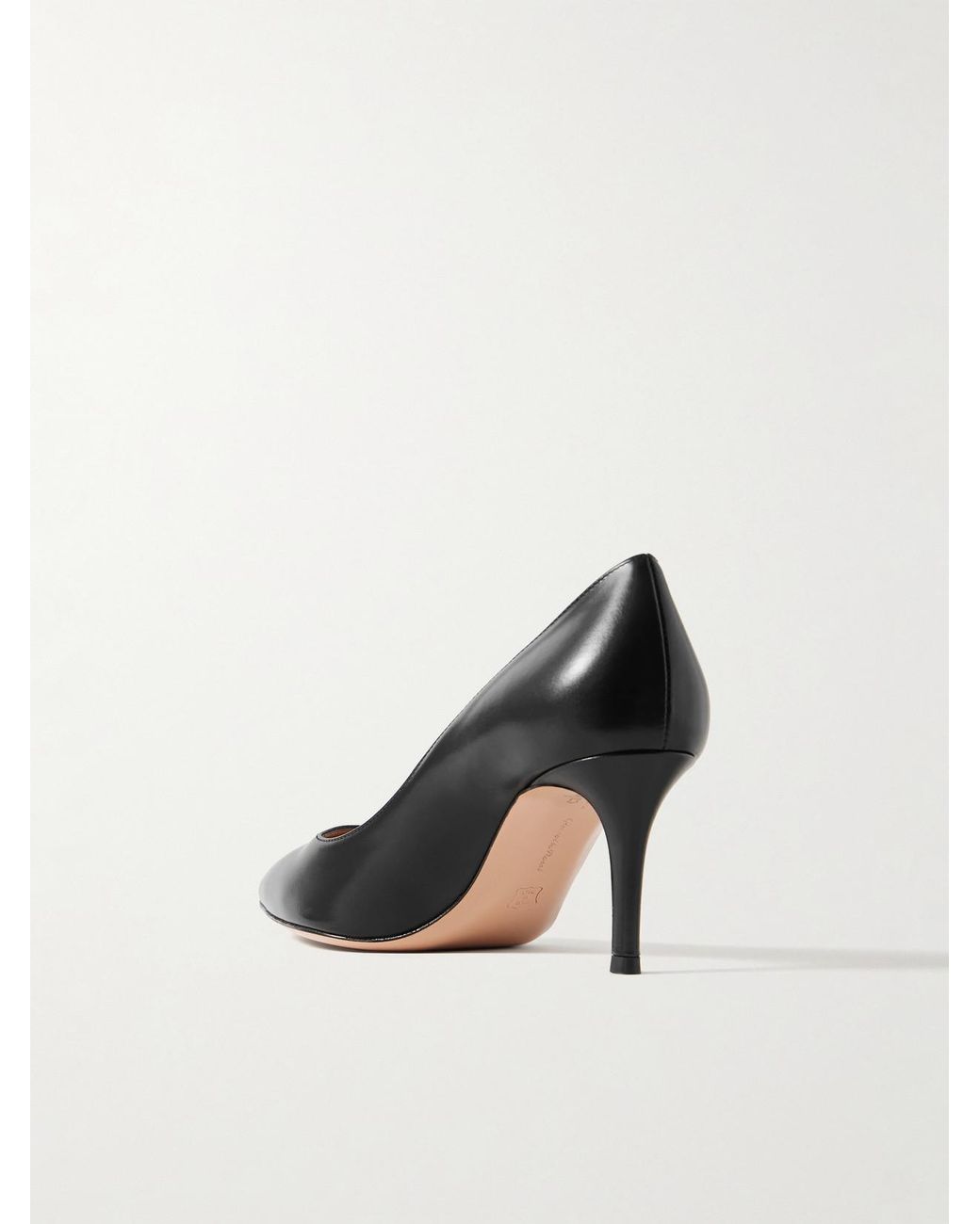Gianvito Rossi Black Gianvito 70 Leather Pumps