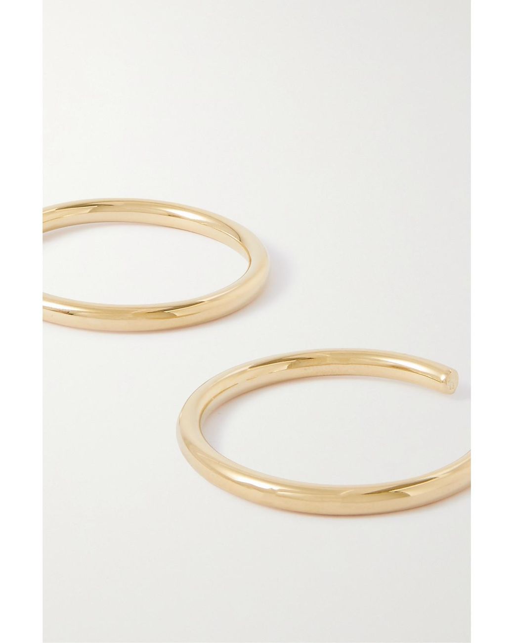 Jennifer Fisher Metallic Baby Lilly-Plated Hoop Earrings