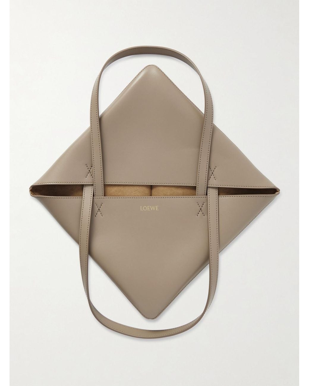 Loewe Natural Puzzle Fold Convertible Medium Leather Tote