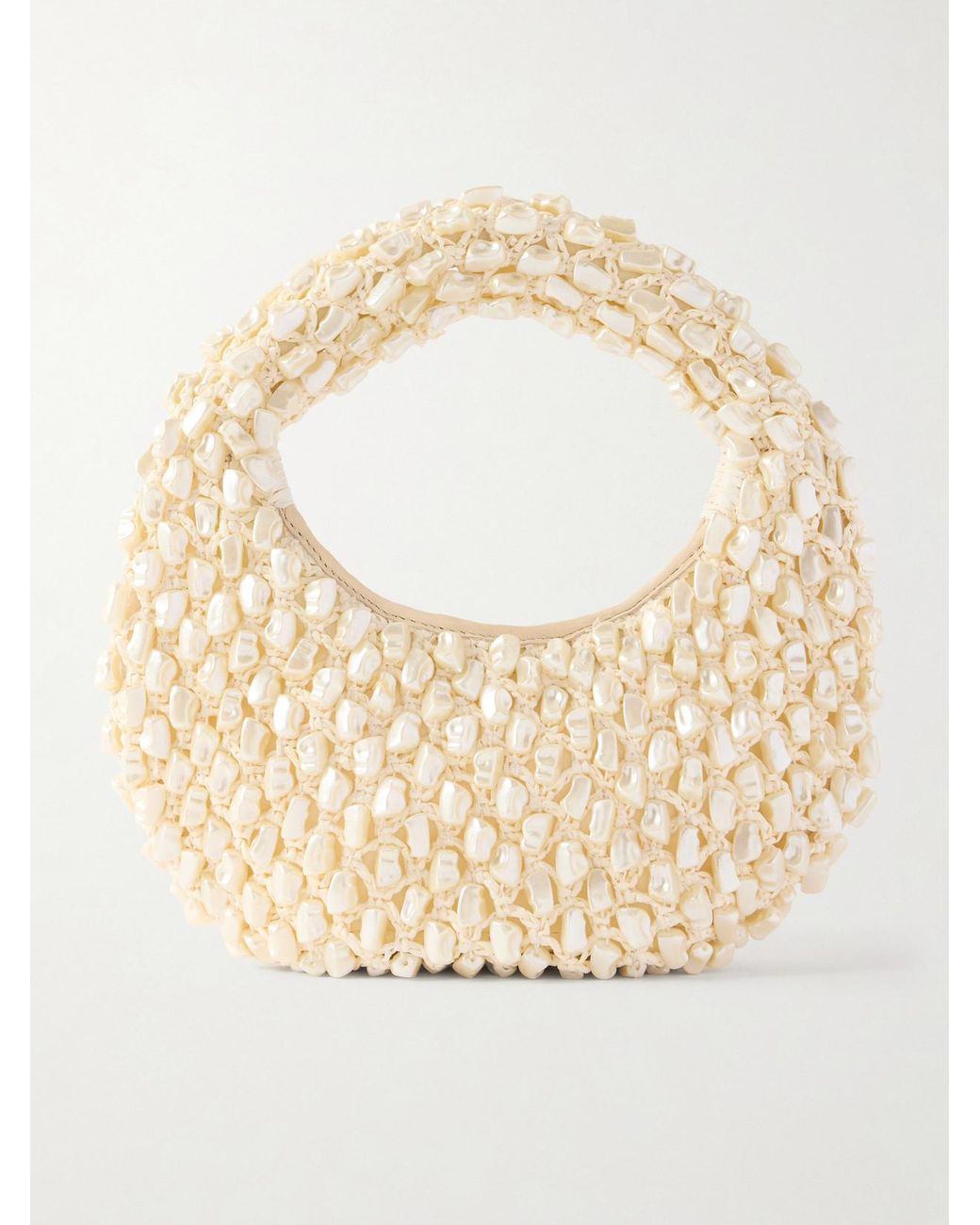 Staud Natural Reef Beaded Bag