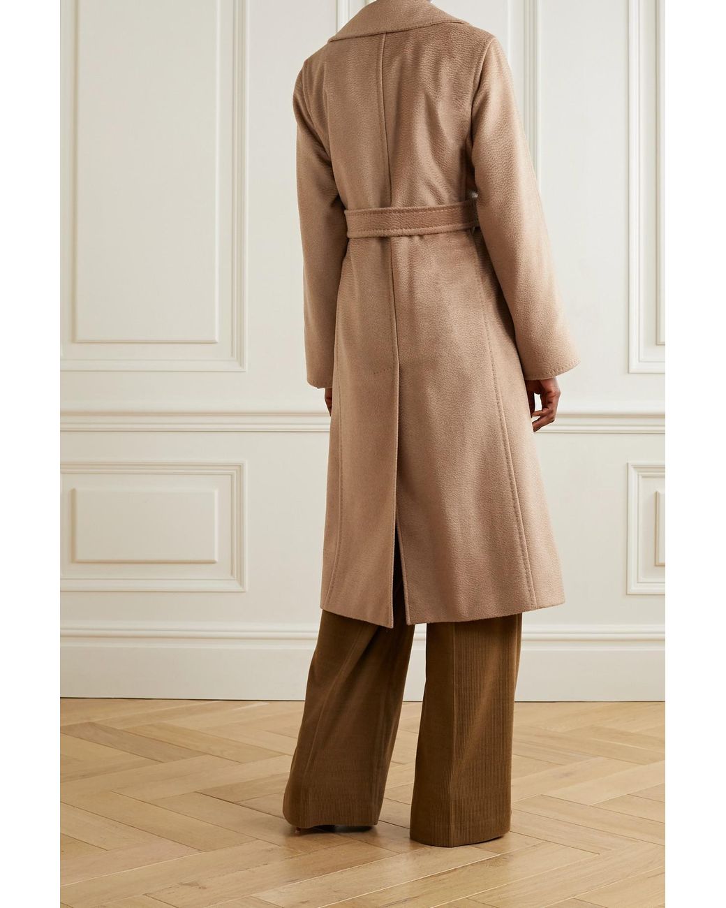 Max Mara Manuela Icon Belted Camel Hair Coat in Brown | Lyst Canada