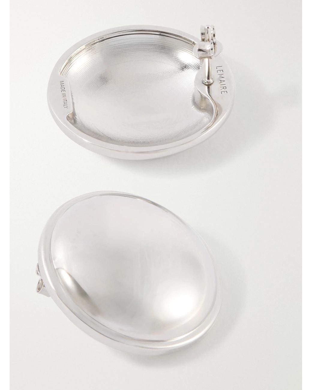 Lemaire White Witch Silverr-Tone Earrings