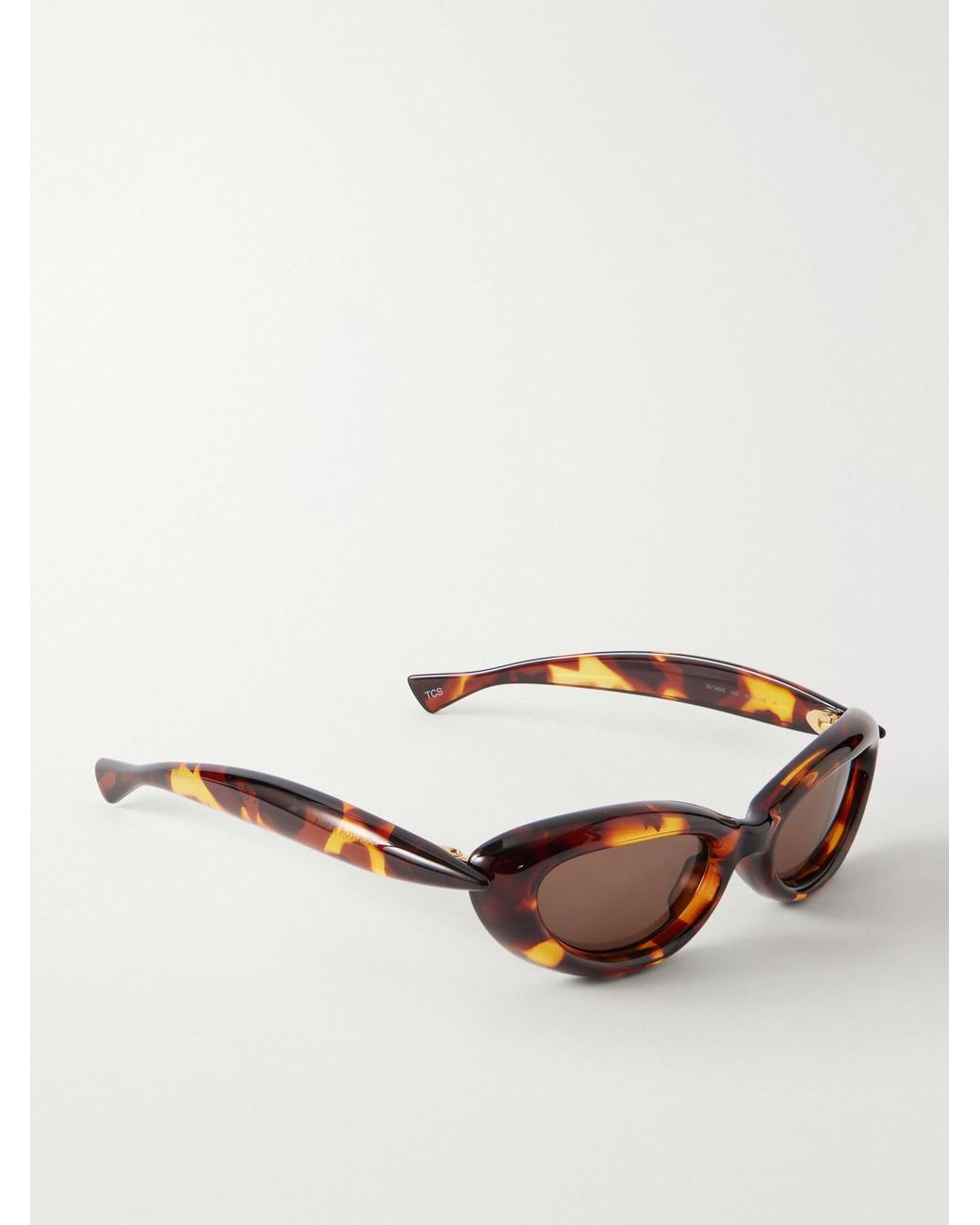 Bottega Veneta Multicolor Sardine Cat-Eye Injected Sunglasses