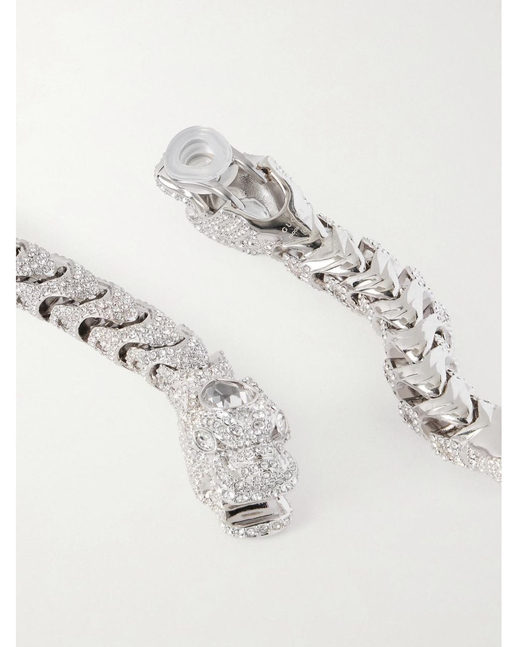 Gucci Natural Dionysus-Tone And Crystal Earrings