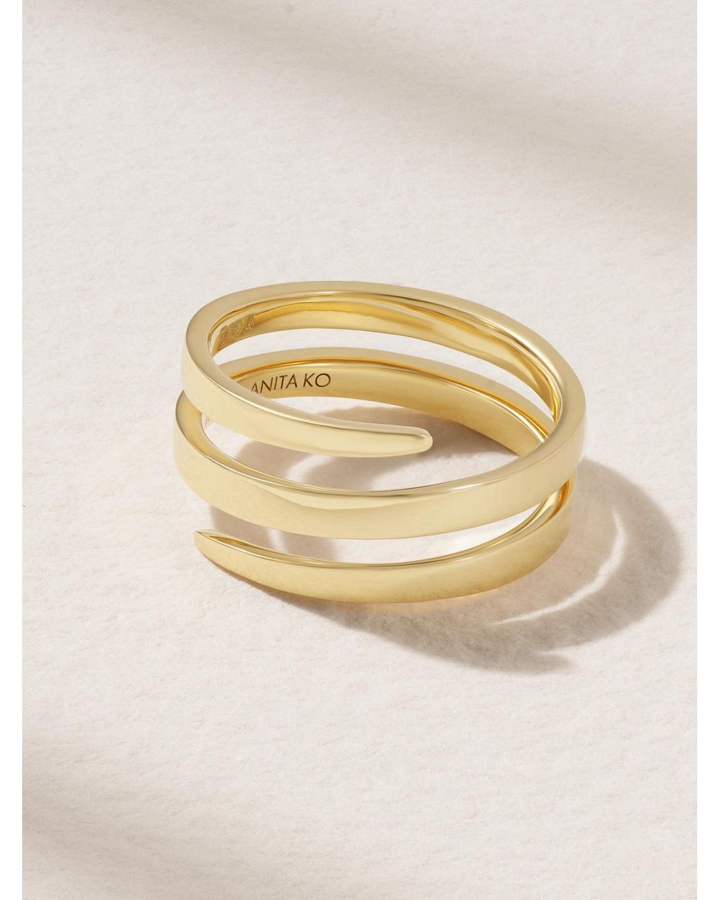 Anita Ko Natural Coil 18-Karat Pinky Ring