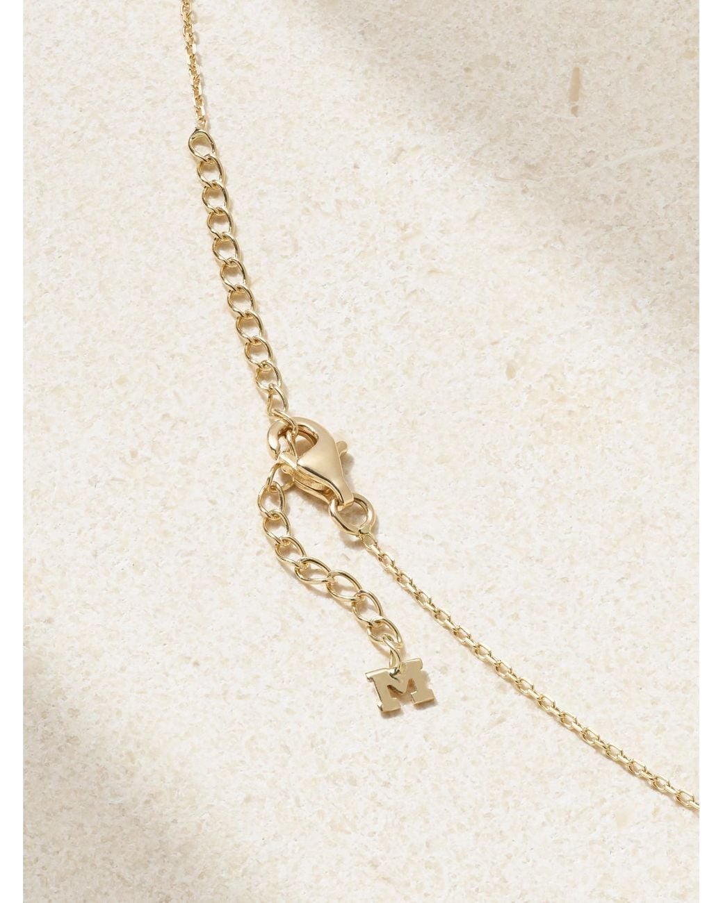 Mateo Natural Drizzle 14-Karat, Diamond And Pearl Necklace