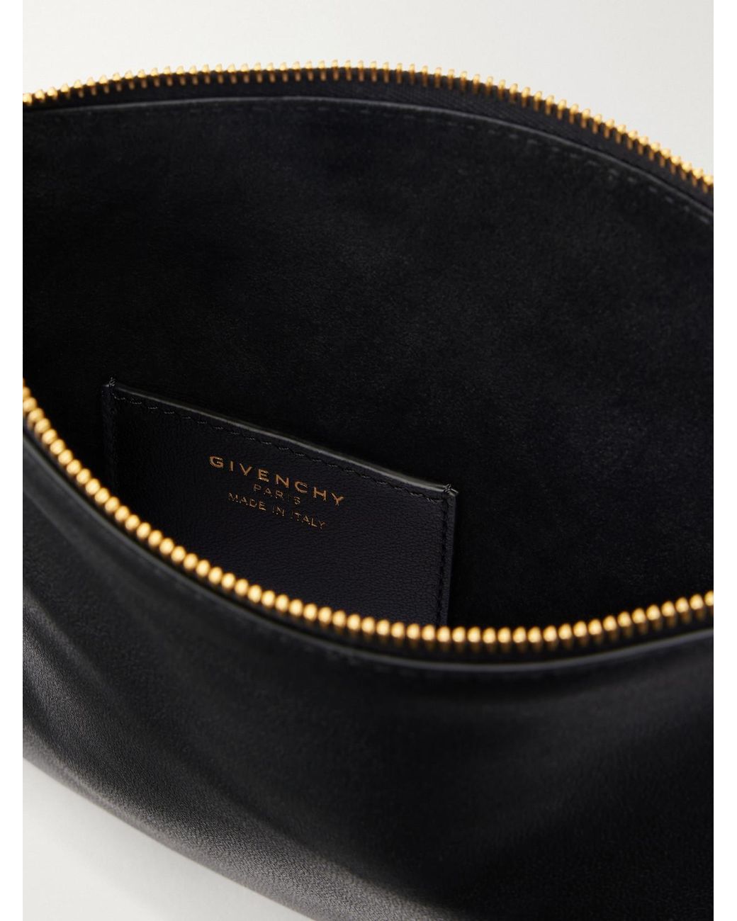 Givenchy Black Voyou Leather Clutch