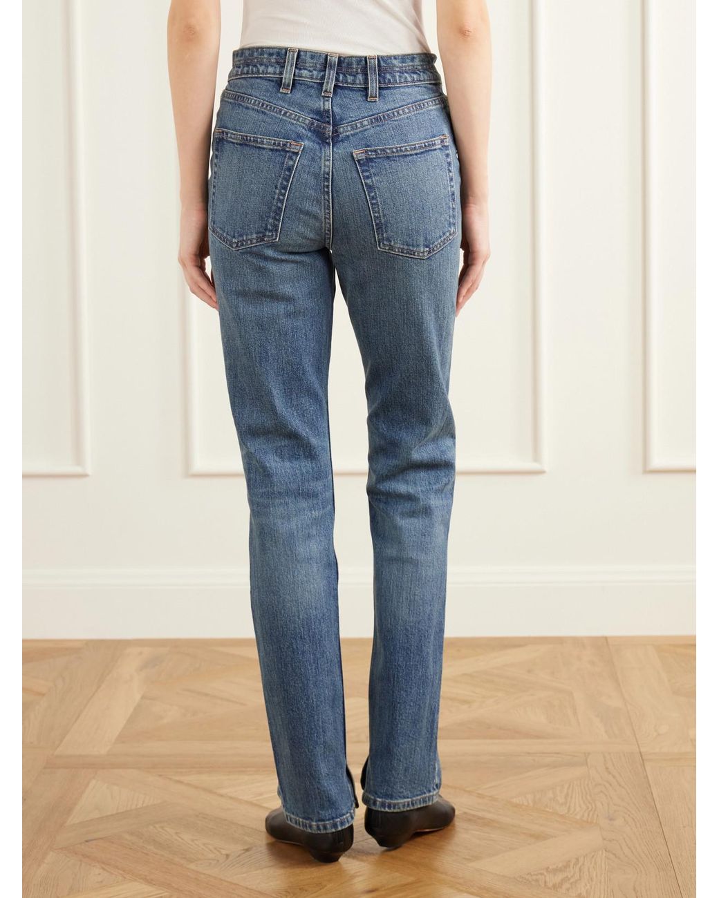 RÙADH Blue The Cecile Slim High-Rise Jeans