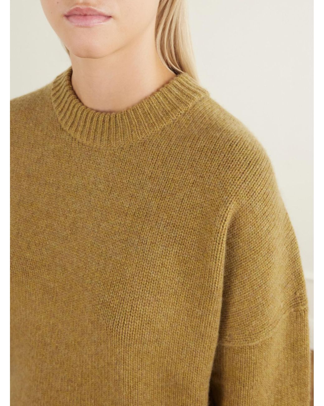 LeKasha Natural Anong Cashmere Sweater