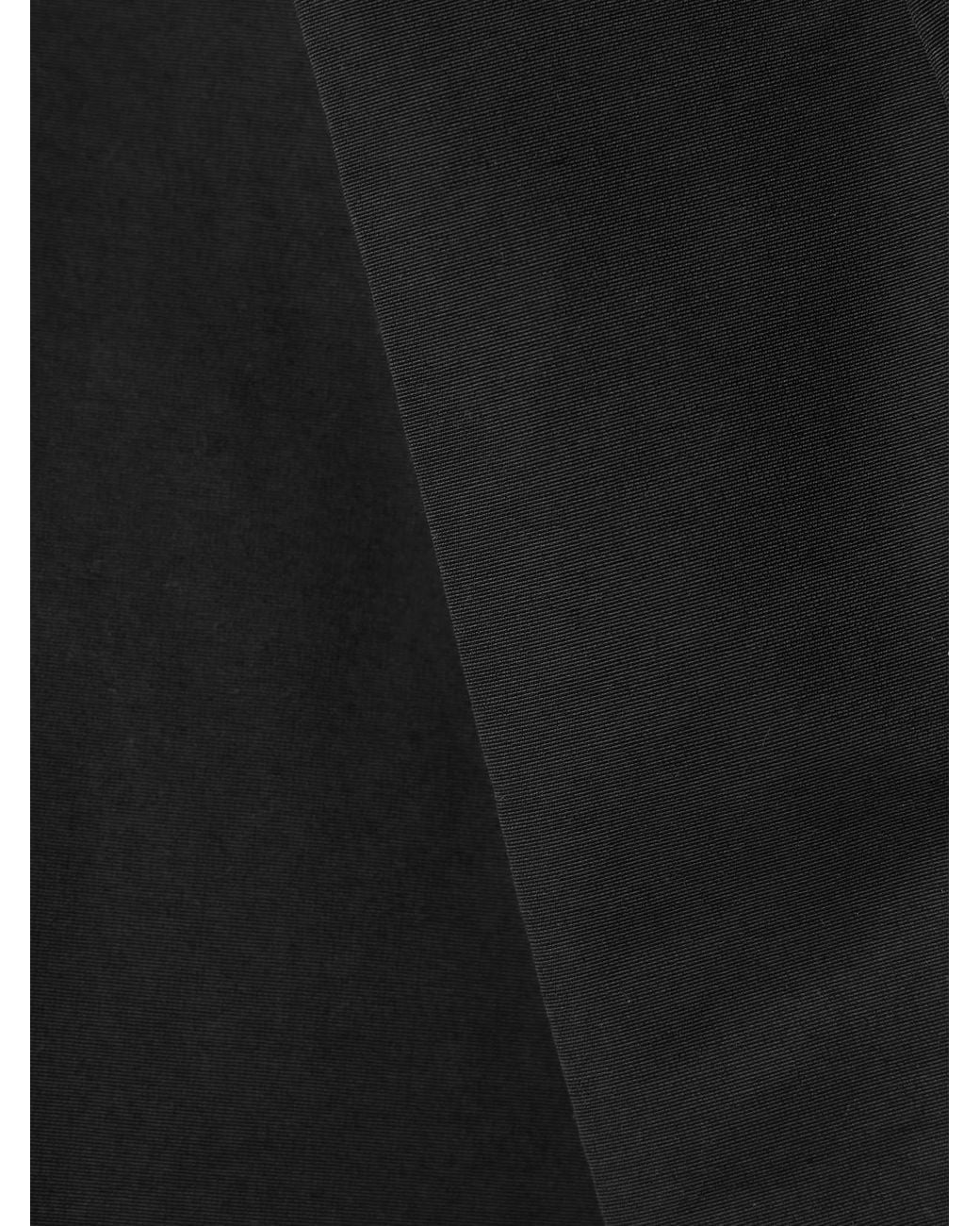 Staud Black Glade Buckled Cotton-Blend Mini Dress