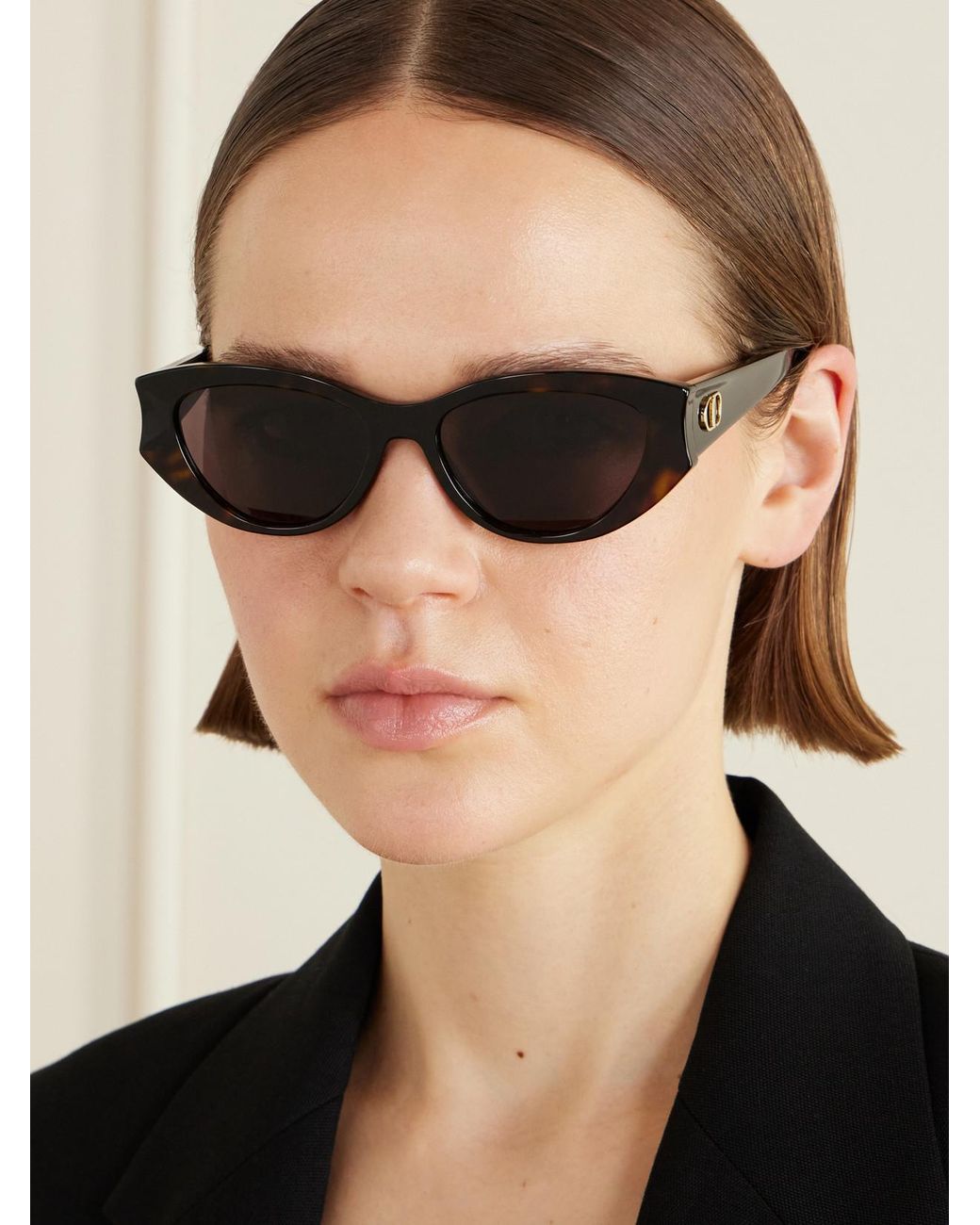 Dior Multicolor Diorglow B1I Cat-Eye Acetate Sunglasses