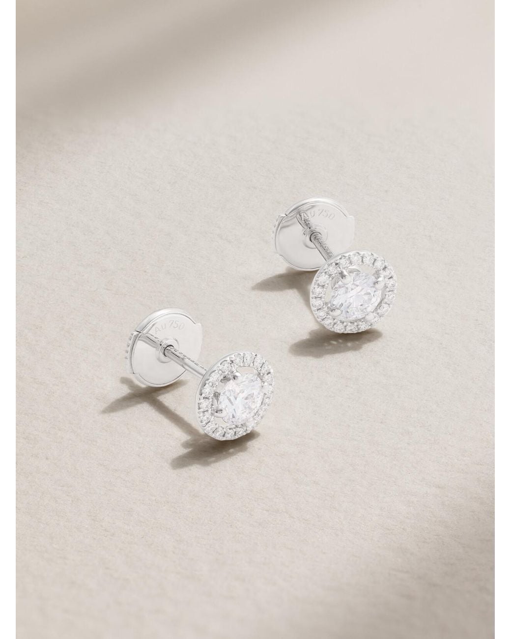De Beers London Natural Aura 18-Karat Diamond Earrings