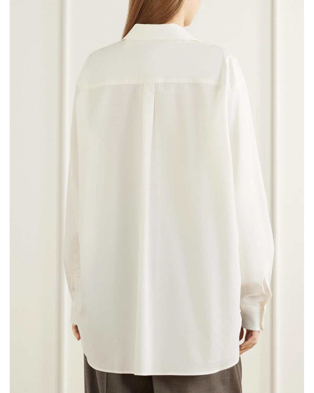 Ssstein White Skipper Cotton Shirt