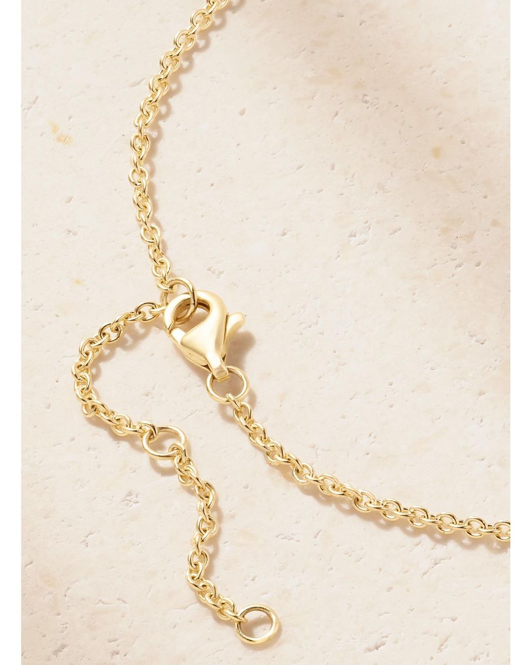 Yvonne Léon Natural Aquarium 9-Karat Multi-Stone Necklace