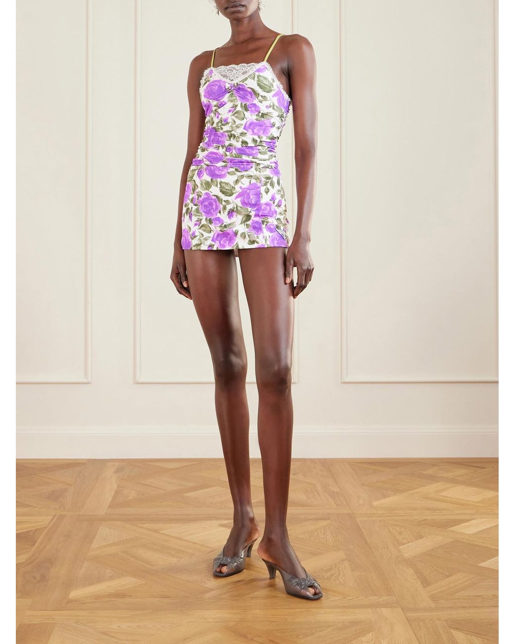 Chloé Pink Floral-Print Bikini Briefs