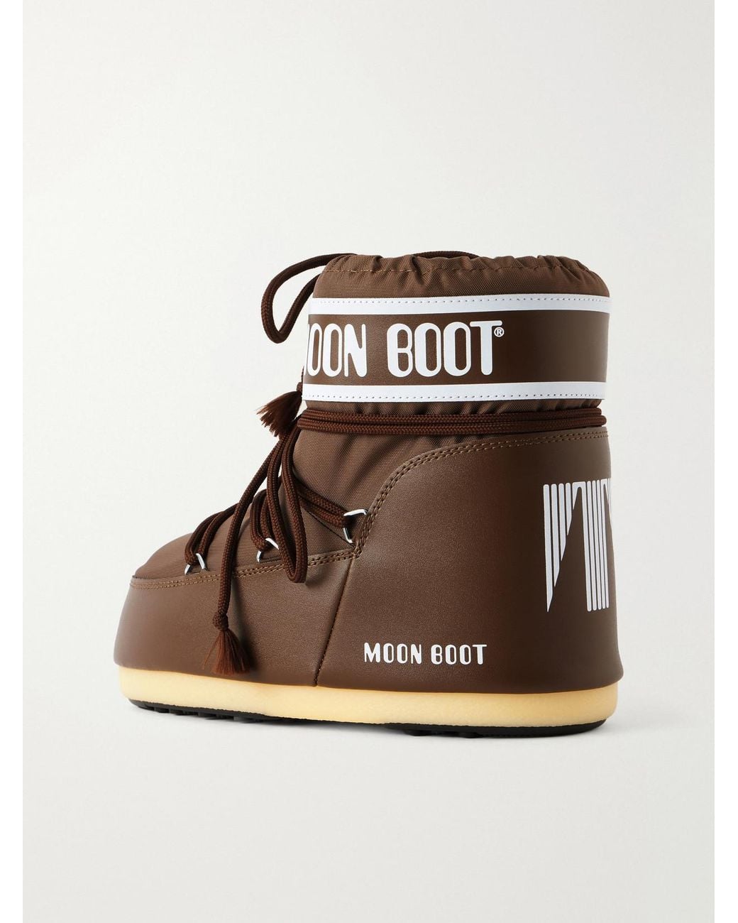 Moon Boot Brown Icon Low Shell Snow Boots