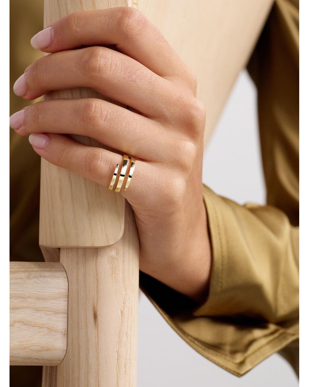 Anita Ko Natural Coil 18-Karat Pinky Ring