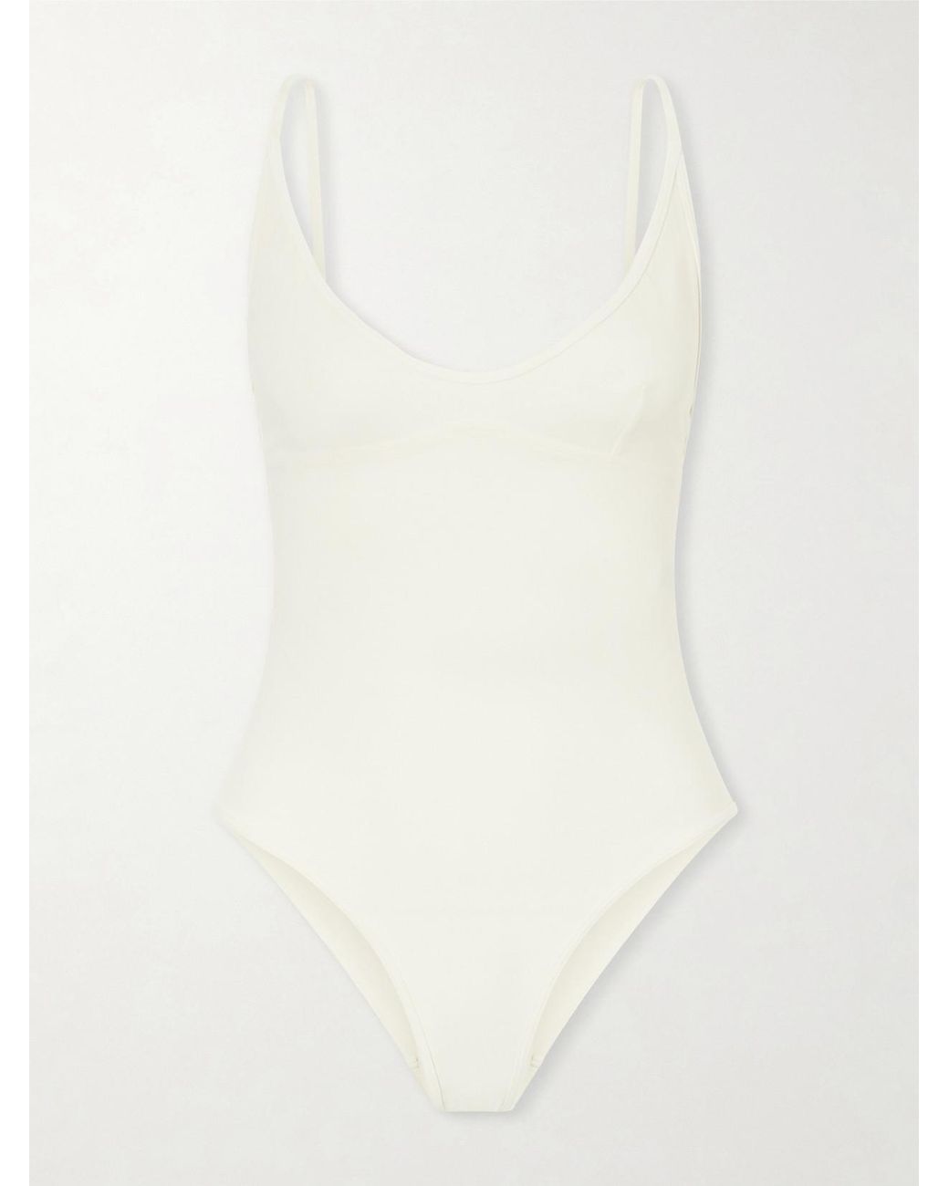 Totême White Scoop One-Piece