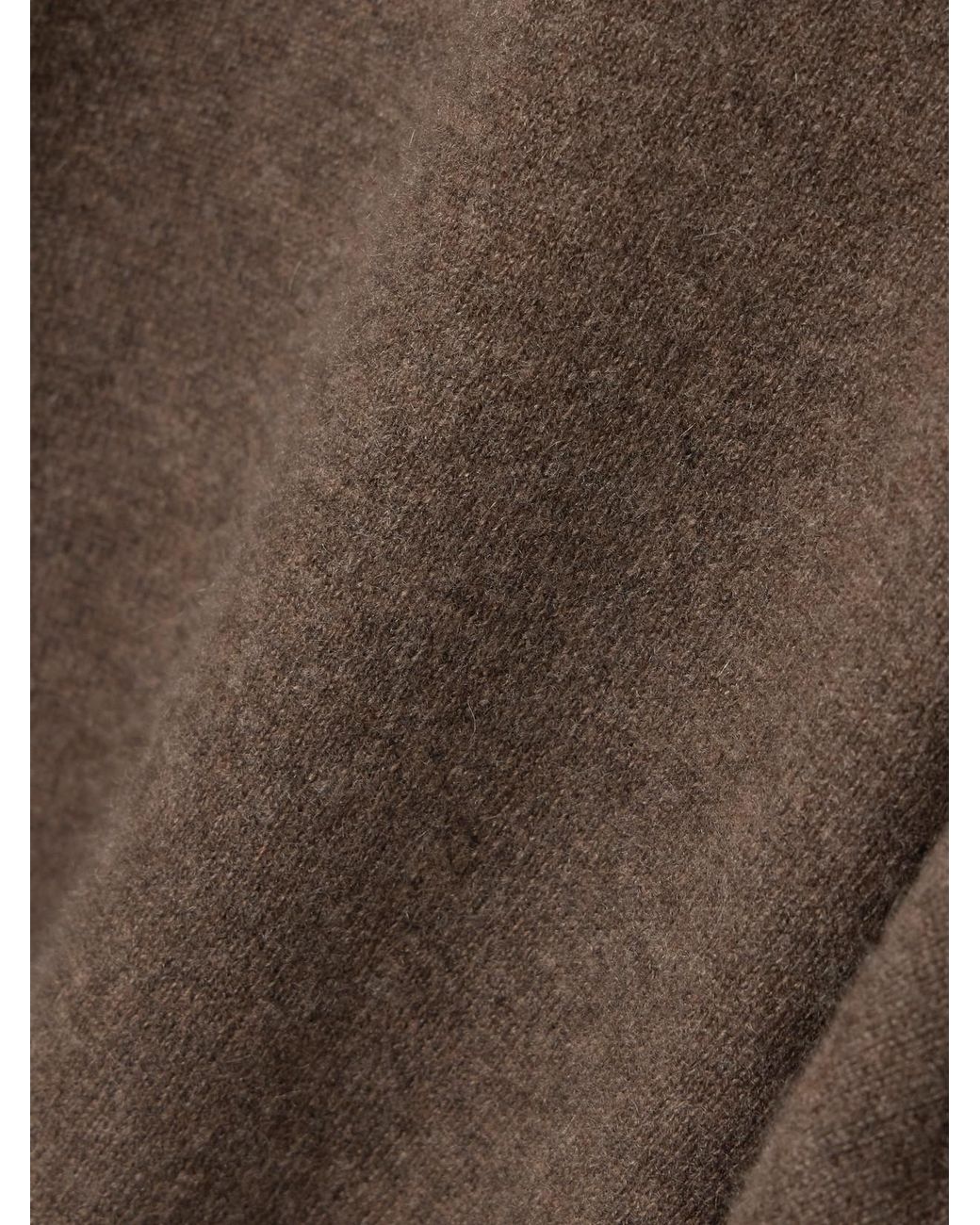 Lisa Yang Brown Katriel Cashmere Polo Sweater