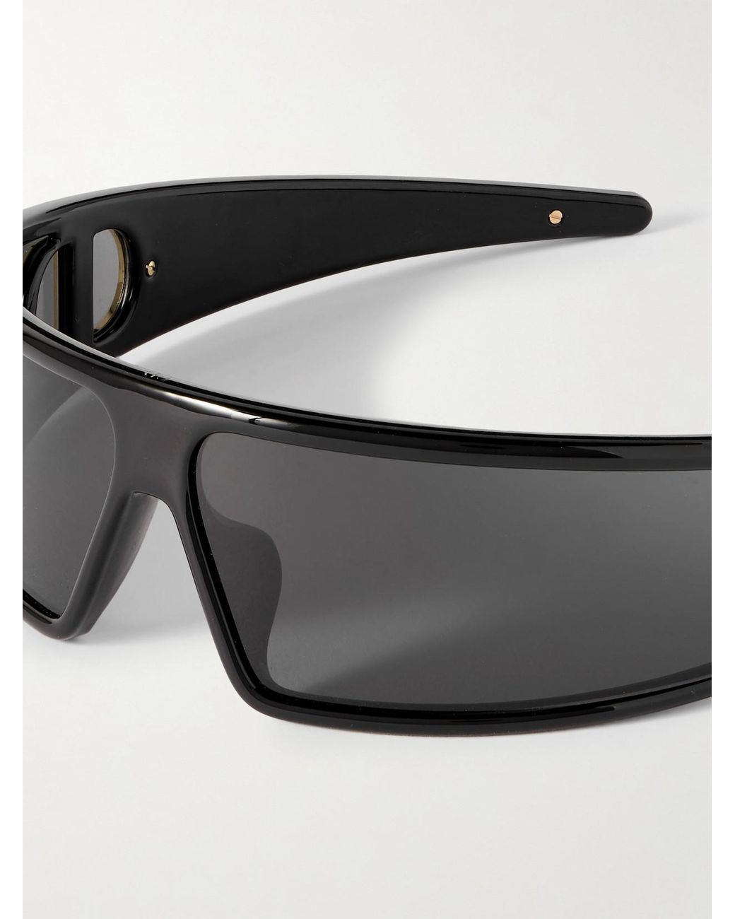 Dior Gray Verydior M1U Wrap-Around Acetate Sunglasses