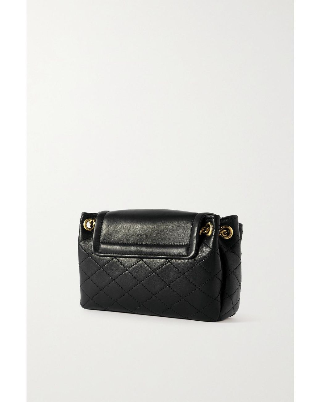 Saint Laurent Black Nolita Mini Quilted Leather Shoulder Bag