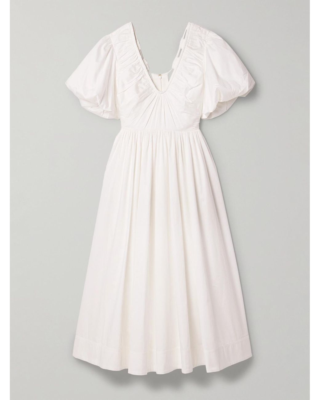 esmerie midi dress Aje. Esmerie Cotton Midi Dress in Pink
