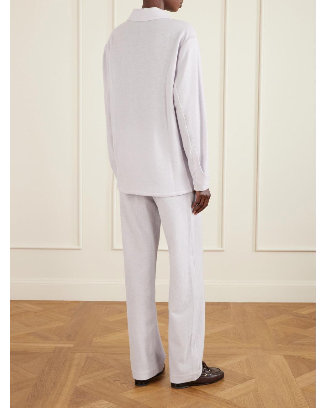 God's True Cashmere White Affirmations Cashmere-Woven Shirt