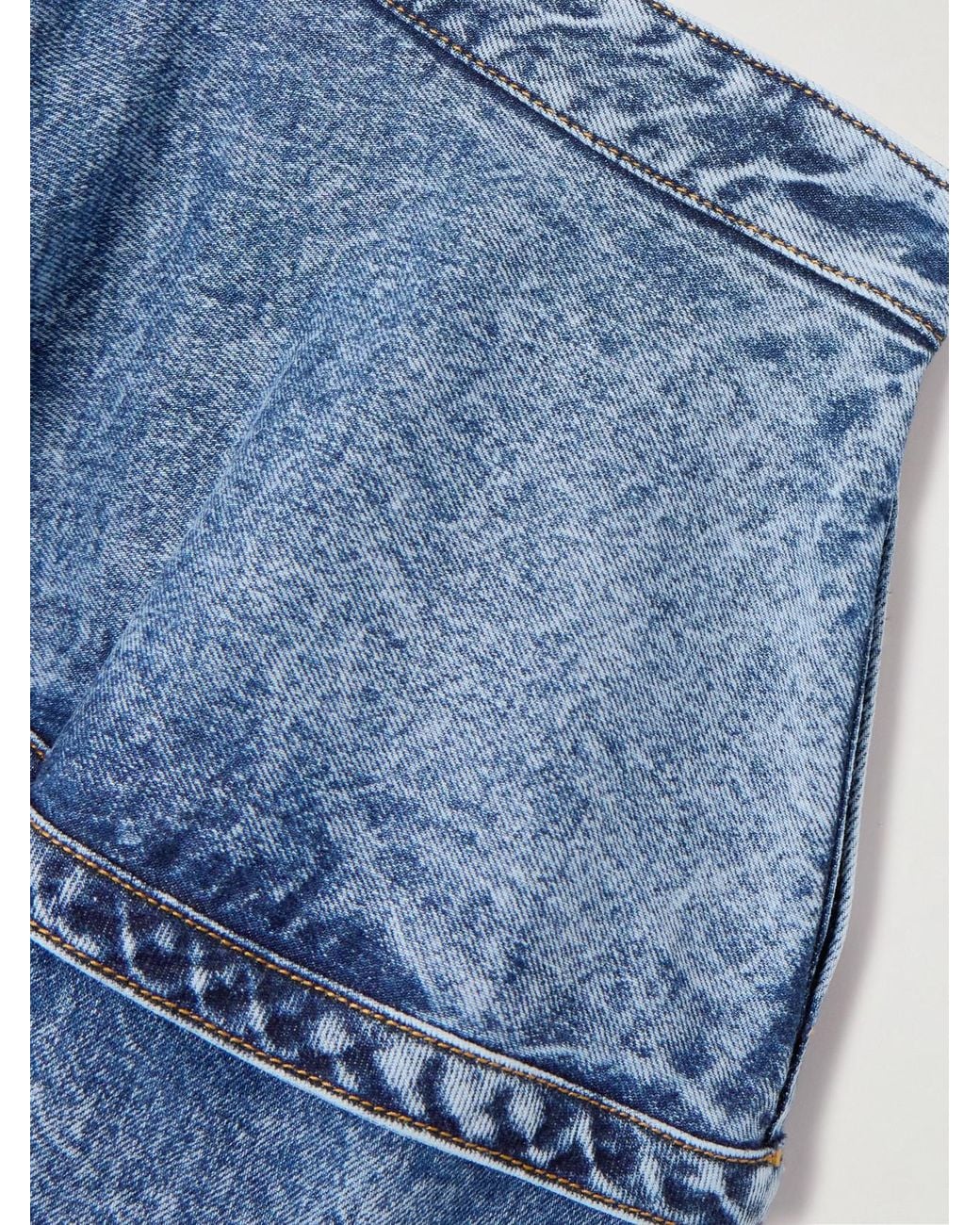 Alaïa Blue Wide-Leg Jeans