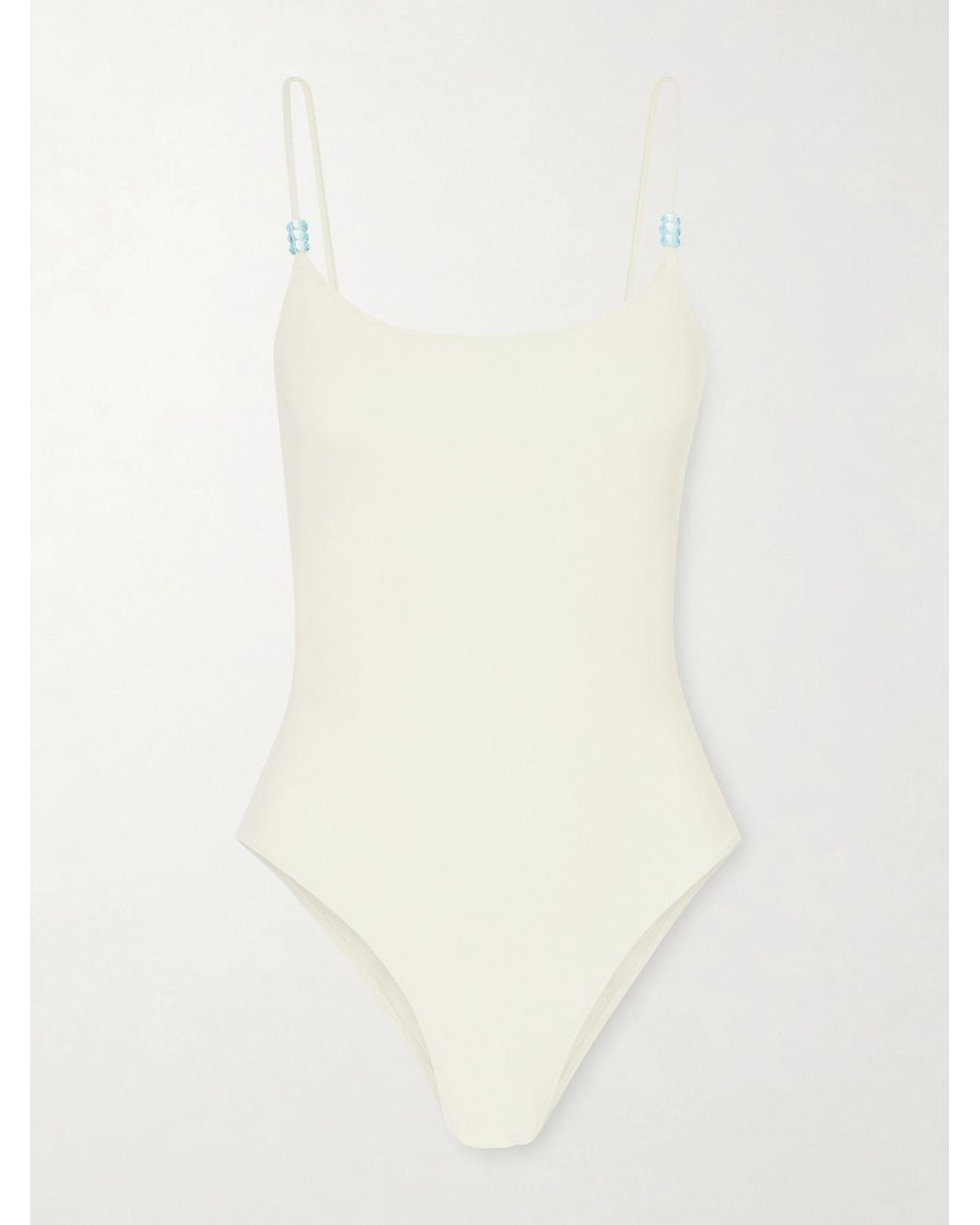 Lido White Trentasei Embellished One-Piece