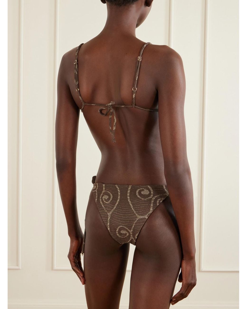 SARA CRISTINA Brown Arena Bikini